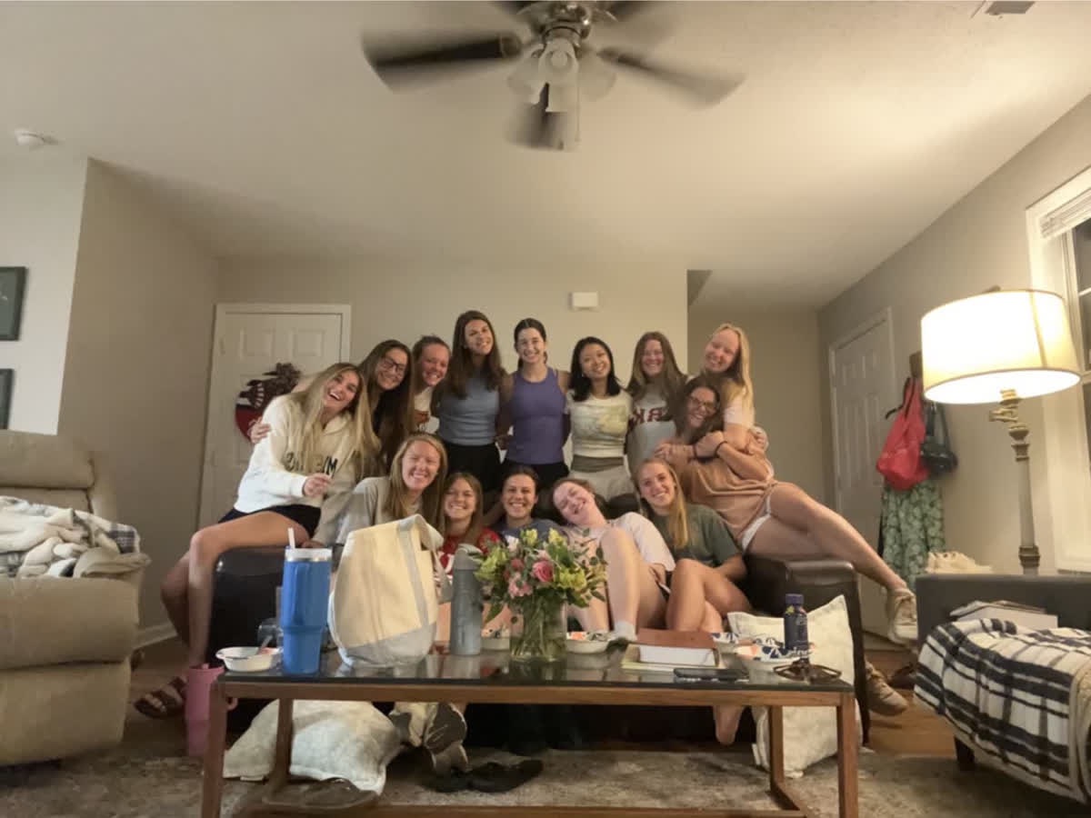 RUF students spending time together in a Community Group