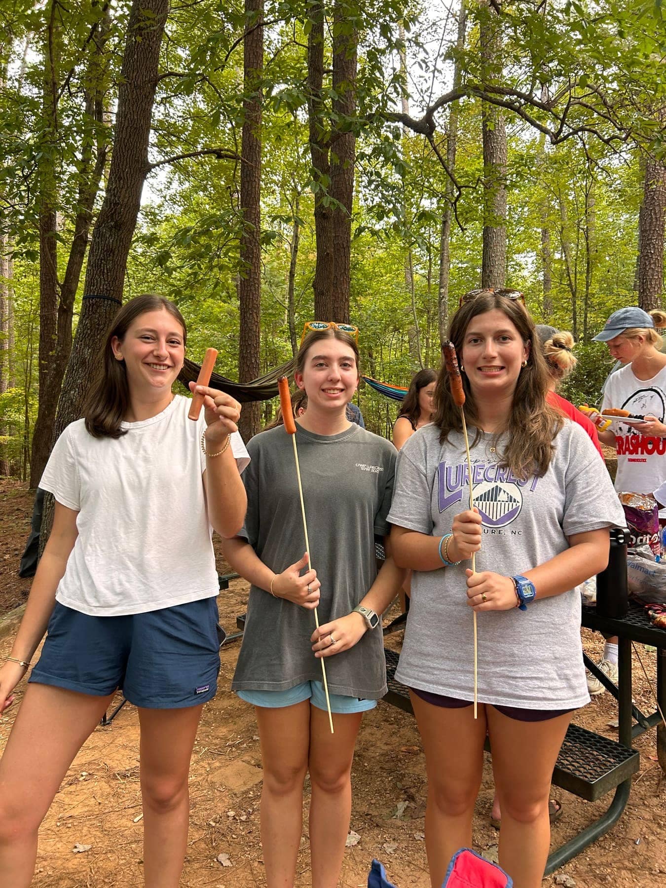 RUF at UGA students together at August Camping Trip