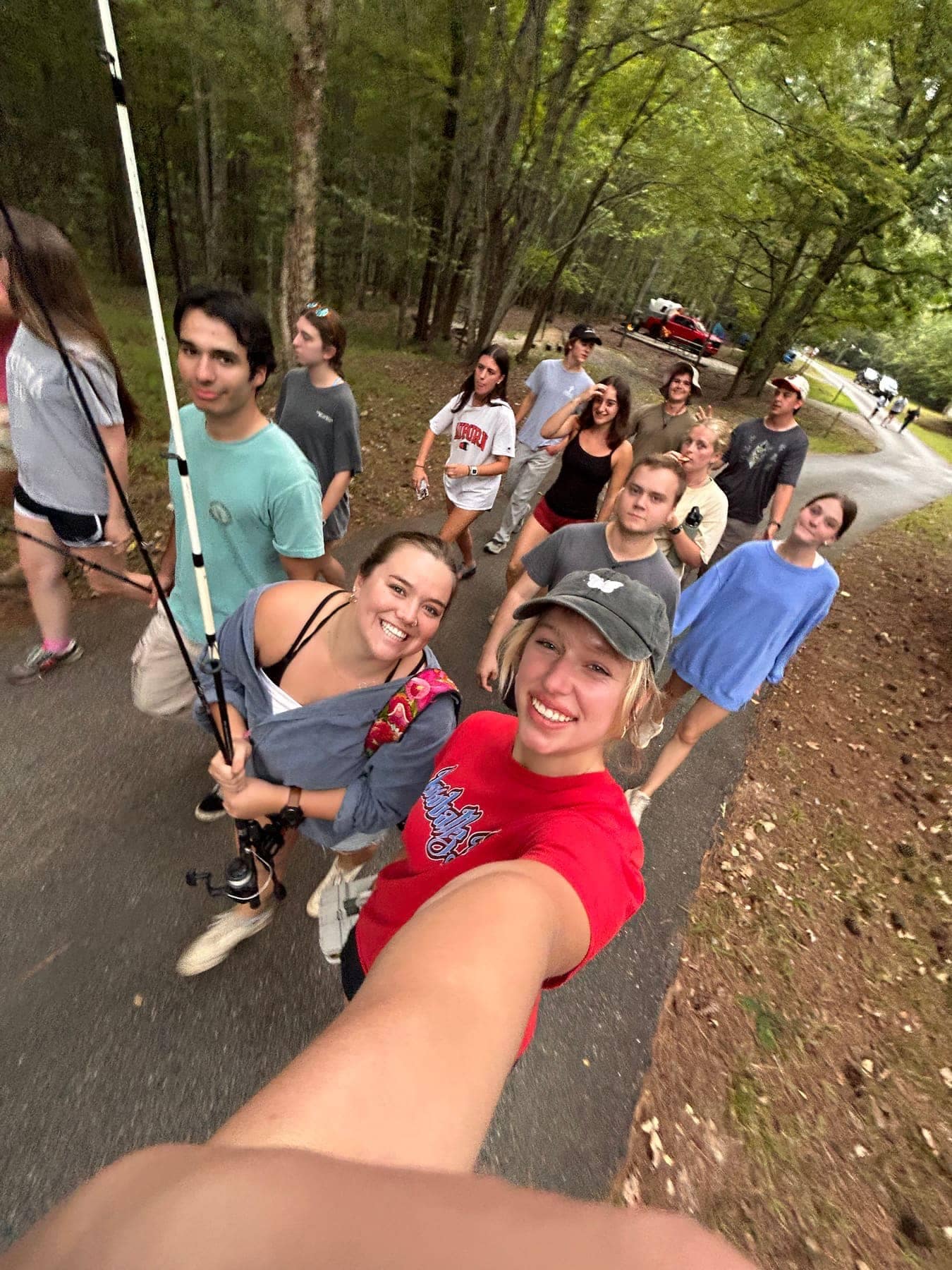 RUF at UGA students together at August Camping Trip