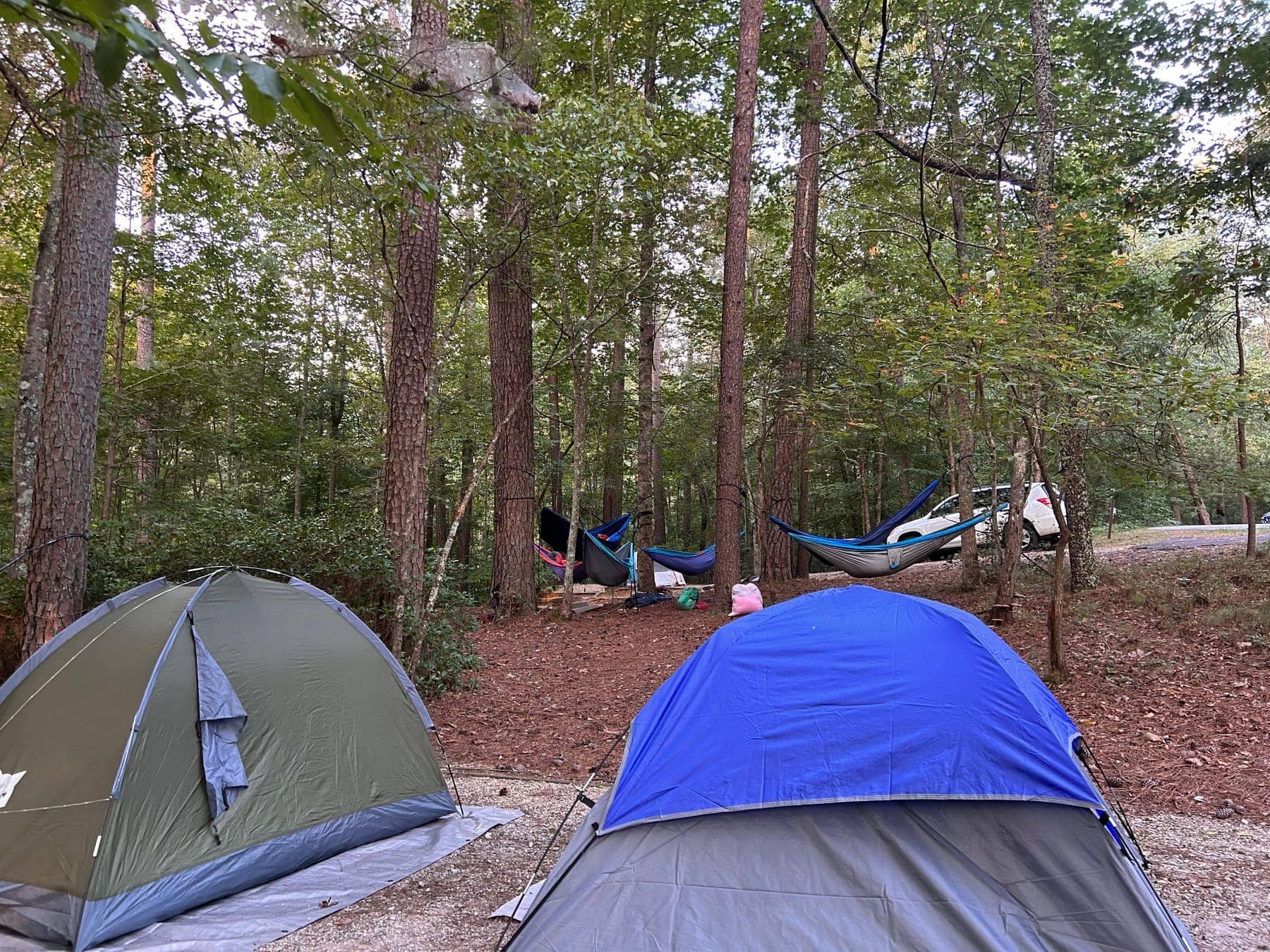 RUF at UGA students together at August Camping Trip