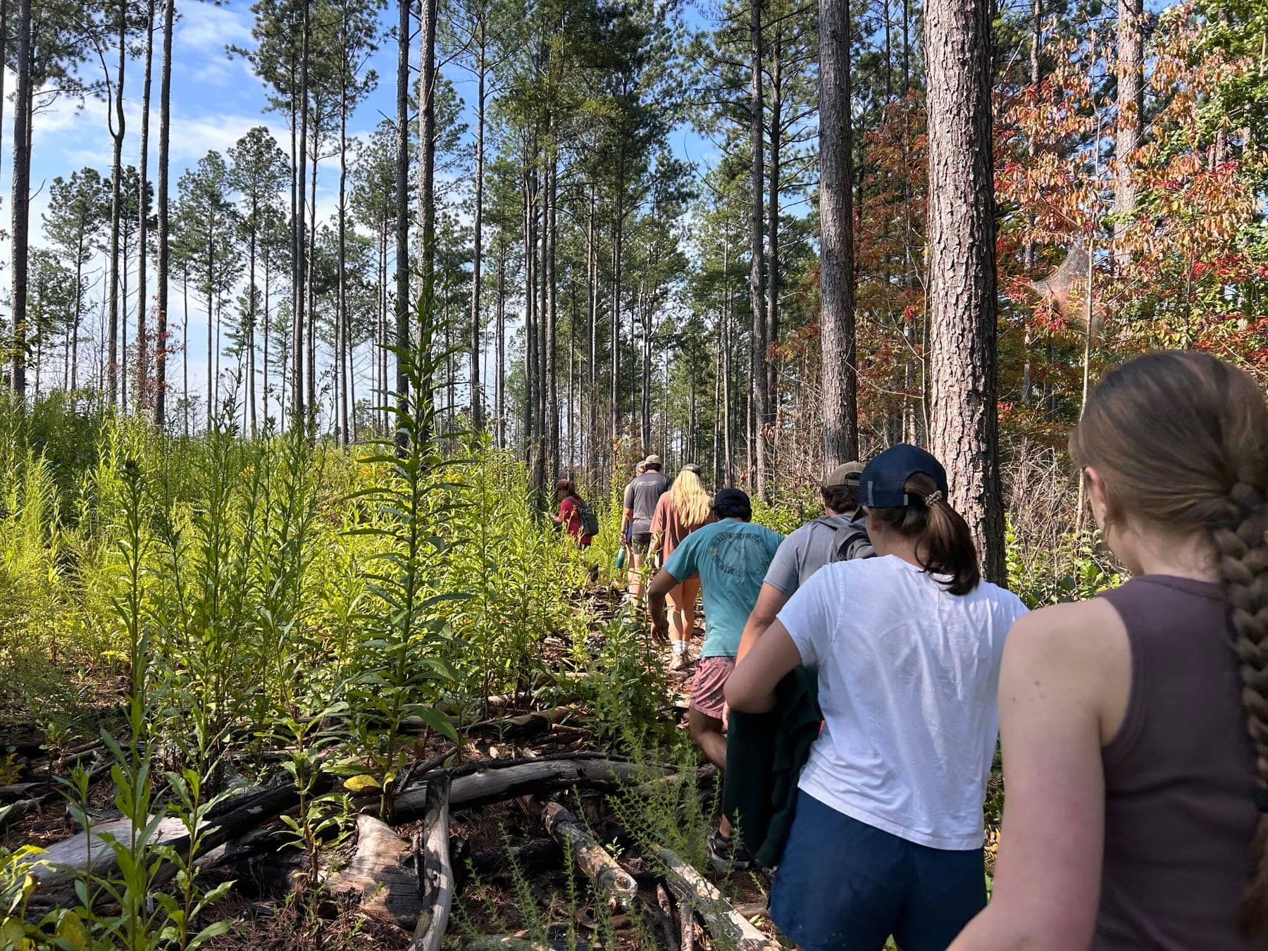 RUF at UGA students together at August Camping Trip