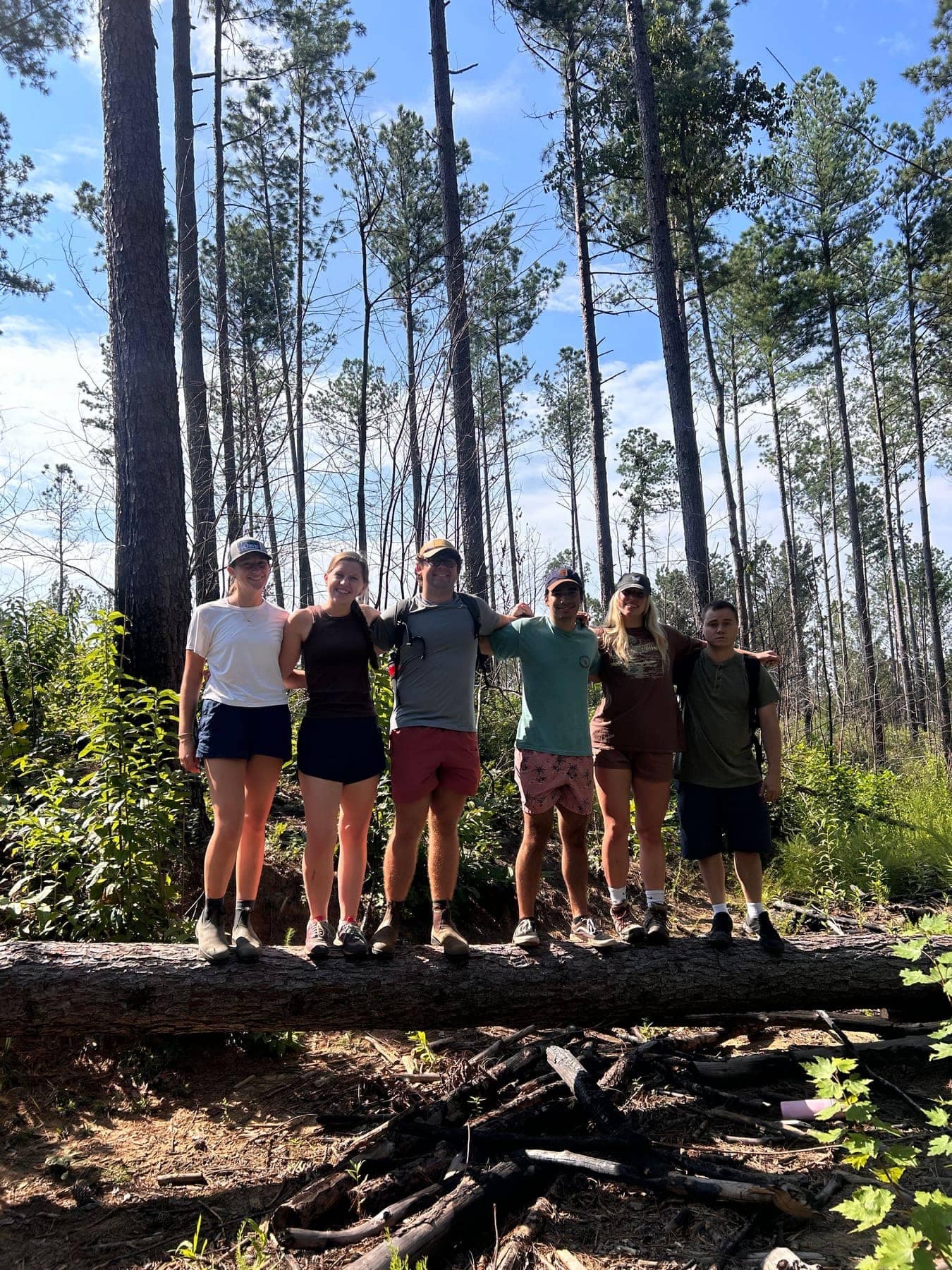 RUF at UGA students together at August Camping Trip