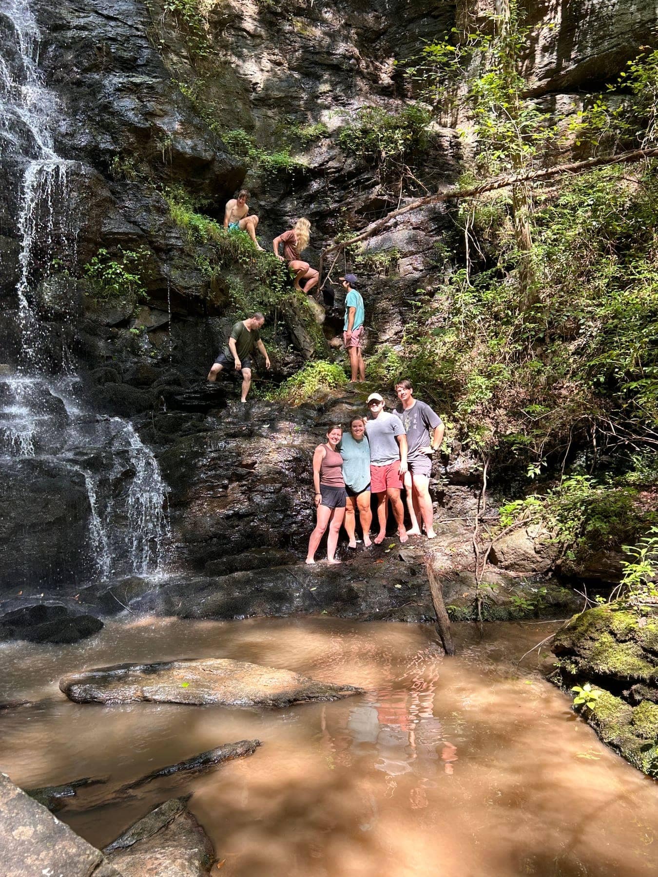 RUF at UGA students together at August Camping Trip