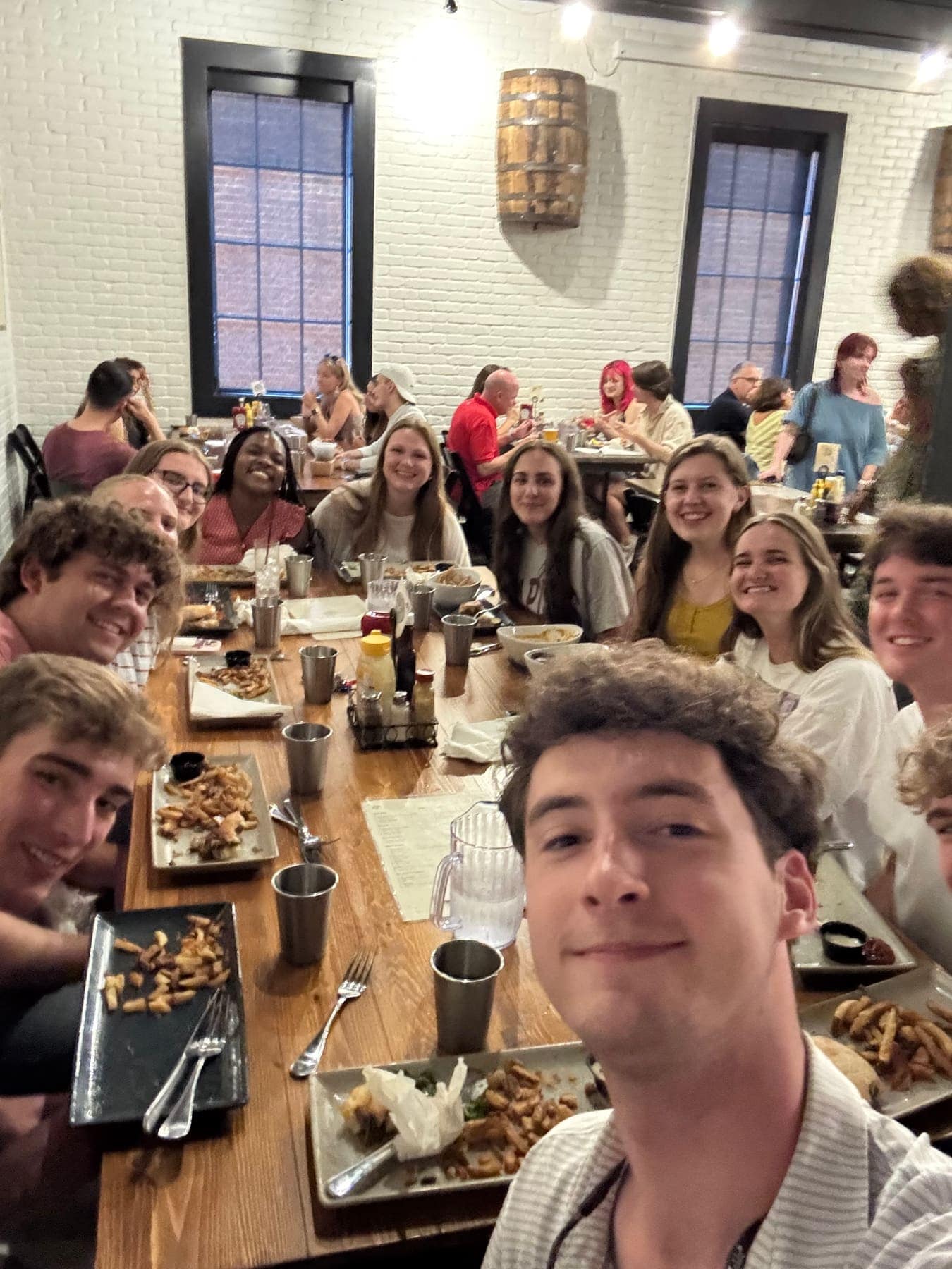 RUF at UGA students together at Taste of Athens