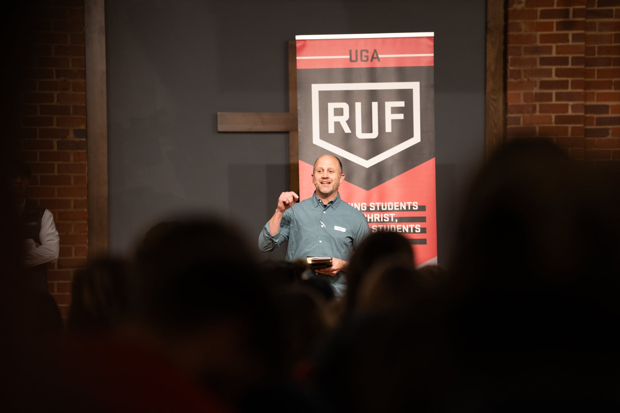 Ben teaching at RUF at UGA Large Group